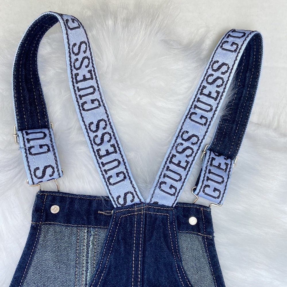 New GUESS Denim Jumper Skirt SZ 10 - Picture 5 of 6